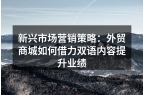 新兴市场营销策略：外贸商城如何借力双语内